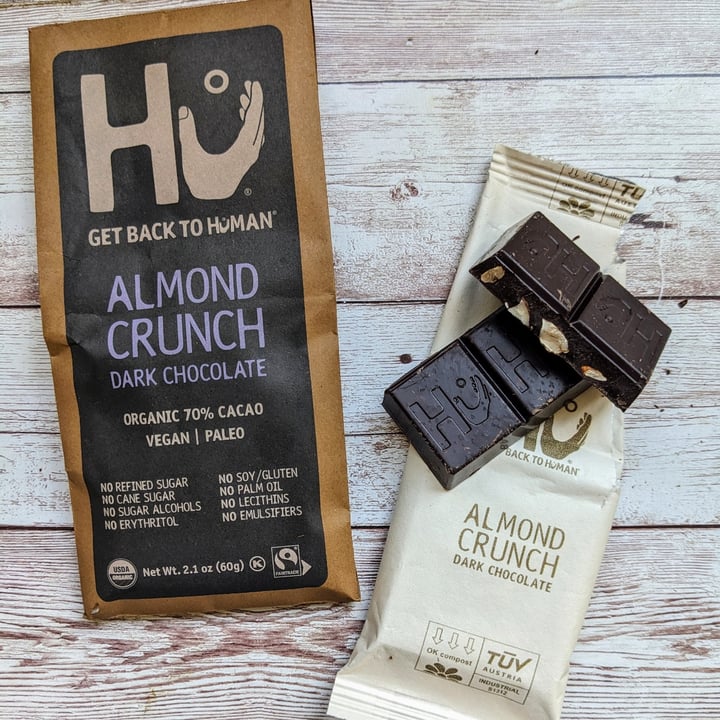 photo of Hu almond crunch shared by @theveganfeast on  15 Apr 2024 - review