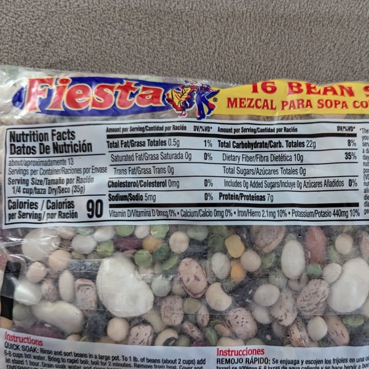 photo of Fiesta 16 Bean Soup Mix shared by @tina360 on  13 Mar 2025 - review