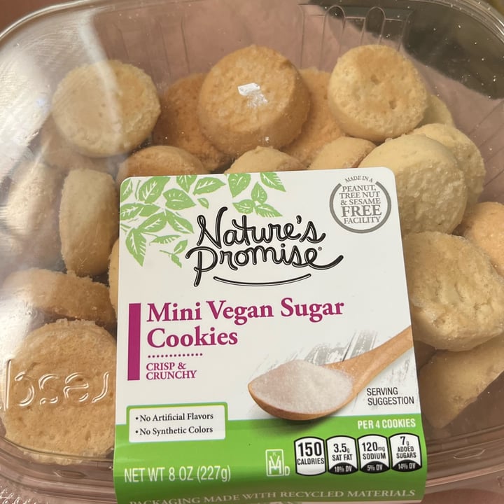 photo of Nature's Promise Mini vegan sugar cookies shared by @gardensoul on  16 Sep 2023 - review