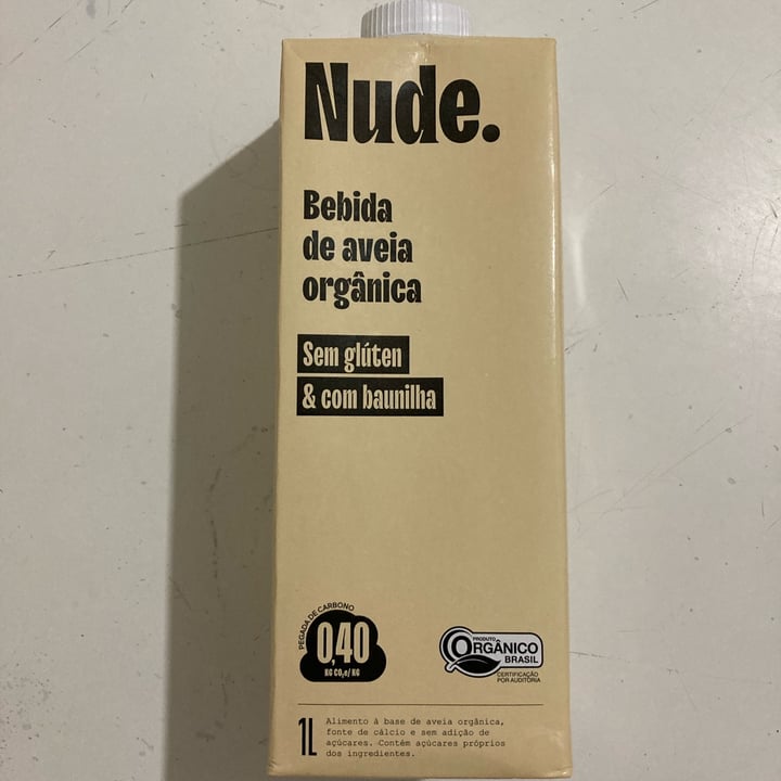 photo of Nude Bebida de Aveia Orgânica sem glúten & com baunilha shared by @roselidagua on  02 Oct 2023 - review