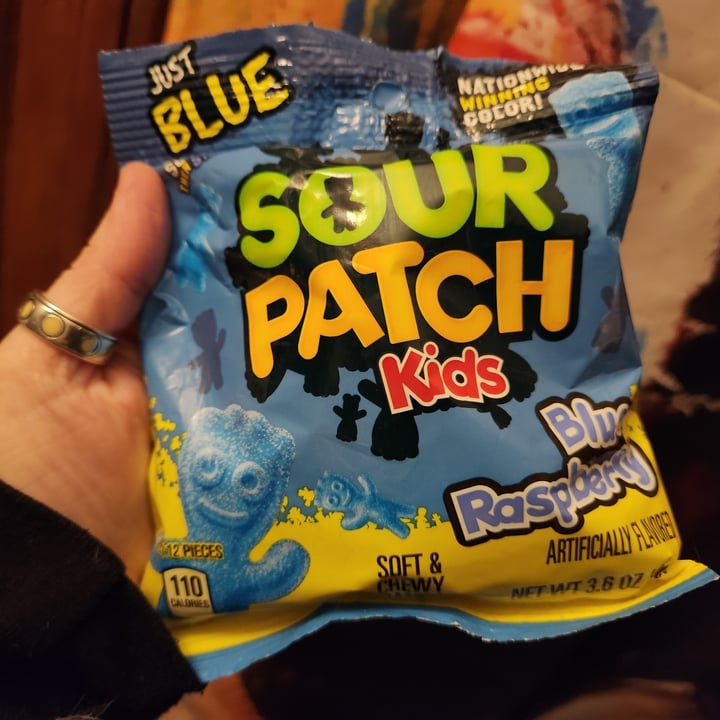 photo of Sour Patch Kids Blue Raspberry Sour Patch Kids shared by @theveganwitch13 on  19 Feb 2024 - review