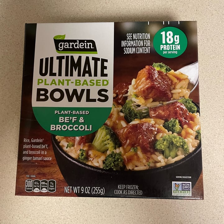 photo of Gardein Ultimate Plant-Based Bowls Plant-Based Be’F & Broccoli shared by @maccafan1974 on  14 Mar 2025 - review