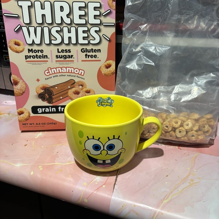 photo of Three Wishes Cinnamon cereal shared by @veganads on  24 Sep 2025 - review