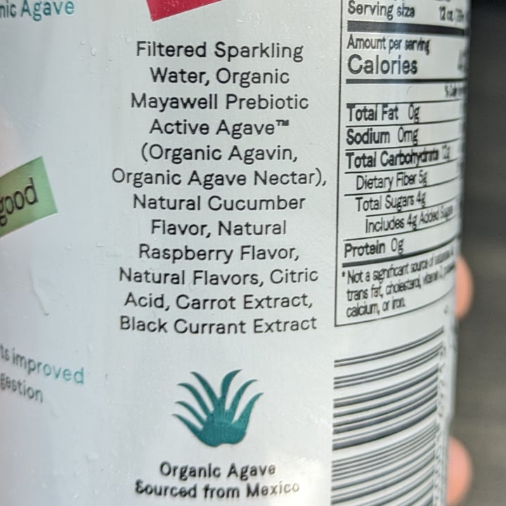 photo of Mayawell Probiotic Soda Raspberry Cucumber shared by @brtjohns on  19 Feb 2024 - review