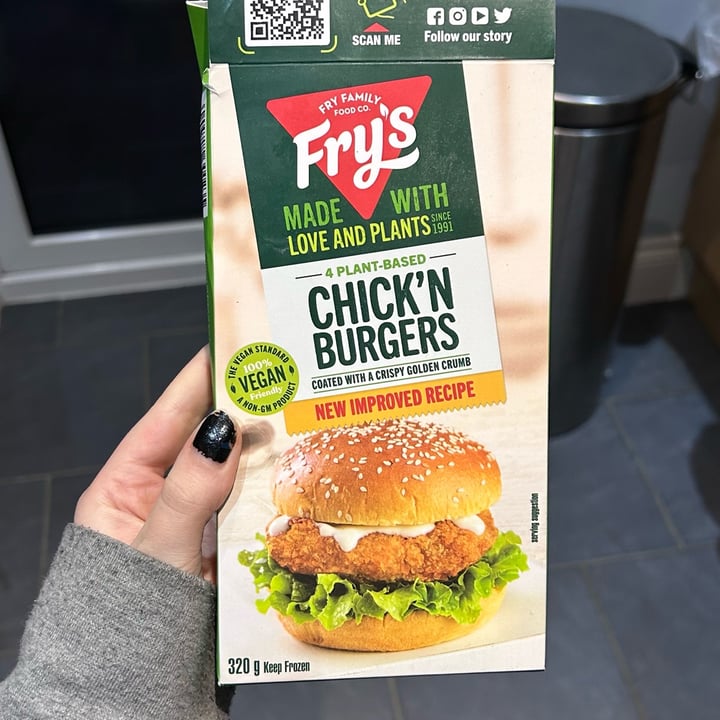 photo of Fry's Family Food Chick’n Burger shared by @esmehart on  25 Nov 2023 - review
