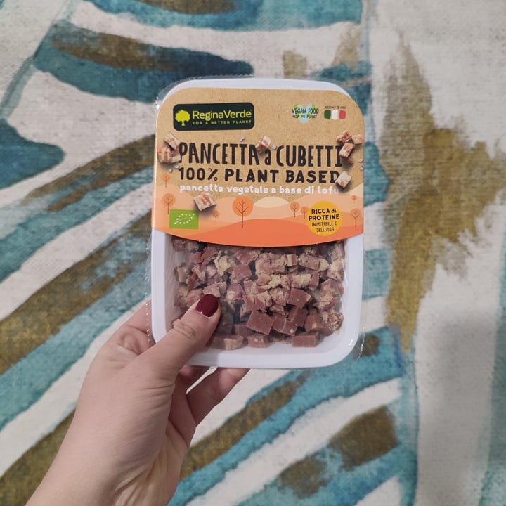 photo of Regina Verde pancetta a cubetti 100% plant based shared by @hella on  10 Jan 2025 - review