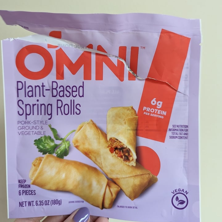 photo of OmniFoods Plant-based Spring Rolls shared by @regimack on  24 Oct 2023 - review