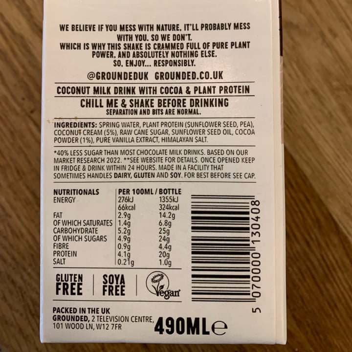 photo of Grounded Chocolate M*lkshake shared by @bolpar12 on  19 Aug 2023 - review