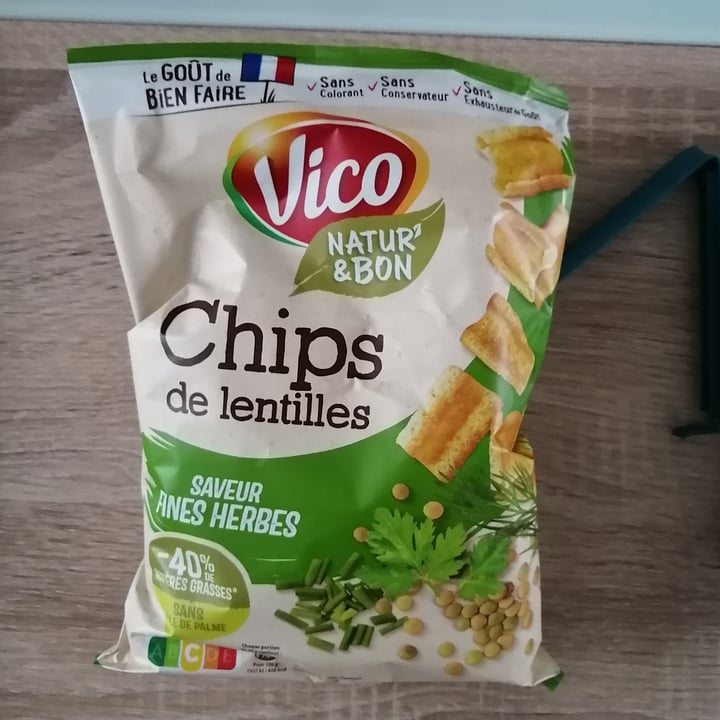 photo of Vico Chips de Lentilles shared by @pandapolaire on  14 Apr 2024 - review