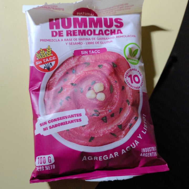 photo of Natural Pop Hummus de remolacha shared by @cilvivian on  17 Oct 2023 - review