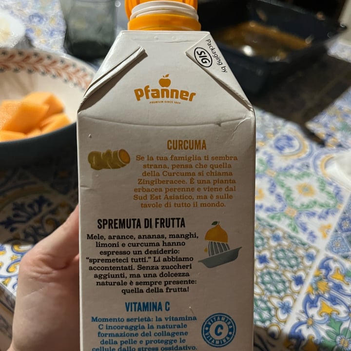 photo of Pfanner #FattiBell* Spremuta di Frutta + Curcuma Vitamina C shared by @silviaaaa on  07 Aug 2024 - review