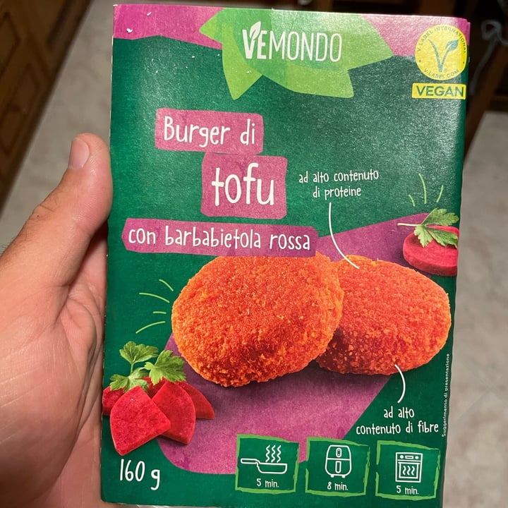 photo of Vemondo Burger Di Tofu Alla Barbabietola Rossa shared by @tenny88 on  13 Aug 2025 - review