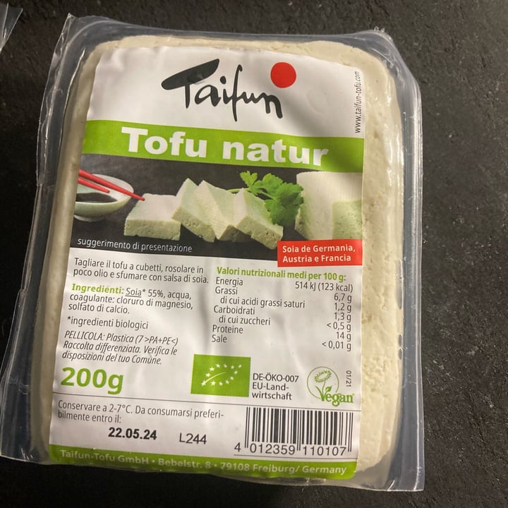 photo of Taifun Tofu natur shared by @al-ma on  07 May 2024 - review