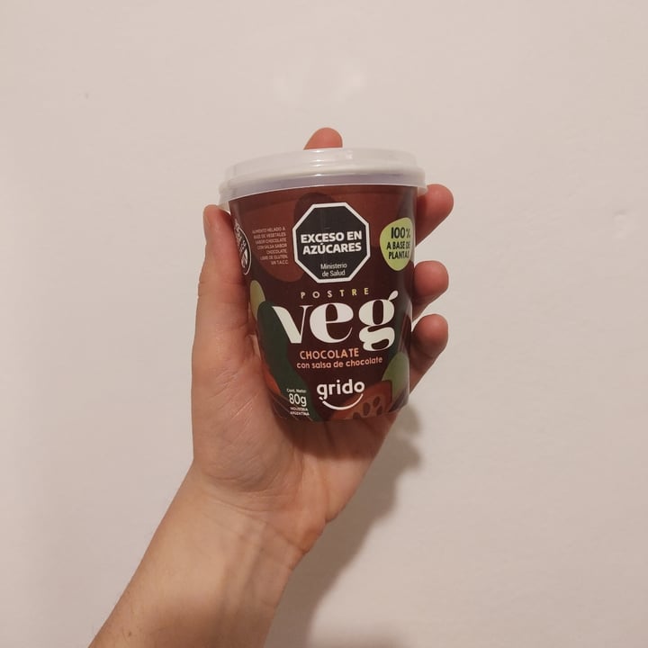 photo of Grido postre veg chocolate con salsa de chocolate shared by @ailencachela on  04 Oct 2023 - review