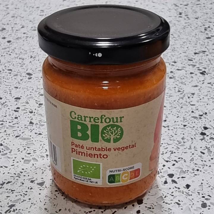 photo of Carrefour Bio Paté de pimiento shared by @mariencd on  19 Aug 2023 - review