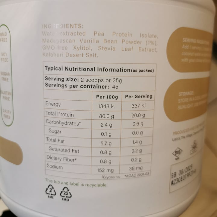photo of Phyto Pro Phyto Pro Thrive - Vanilla shared by @plant-based-bianca on  05 Oct 2023 - review