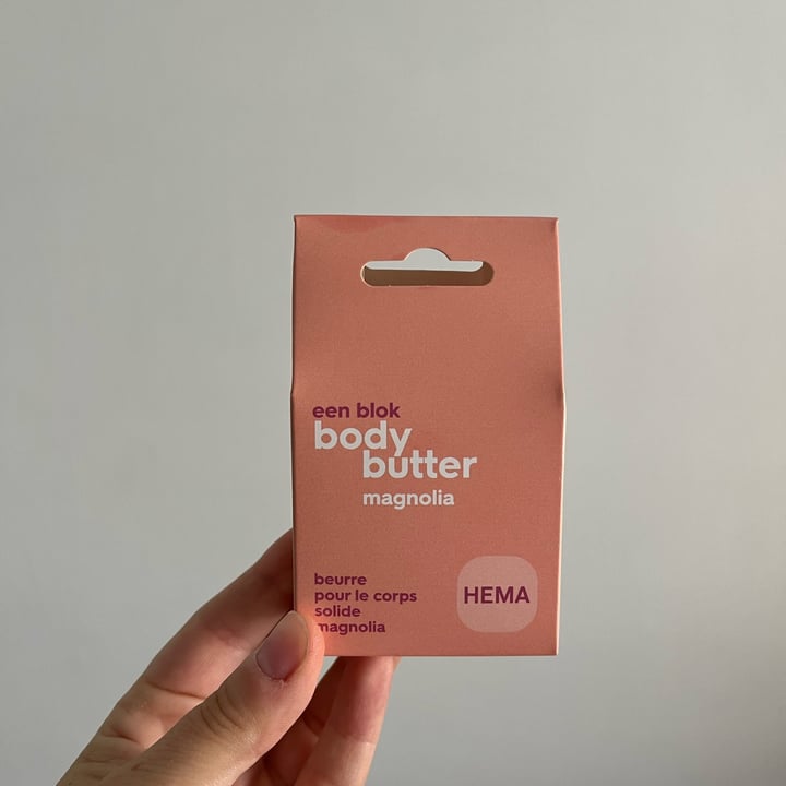 photo of Hema beurre pour le corps solide magnolia shared by @charlotteauxfraises on  31 Aug 2025 - review