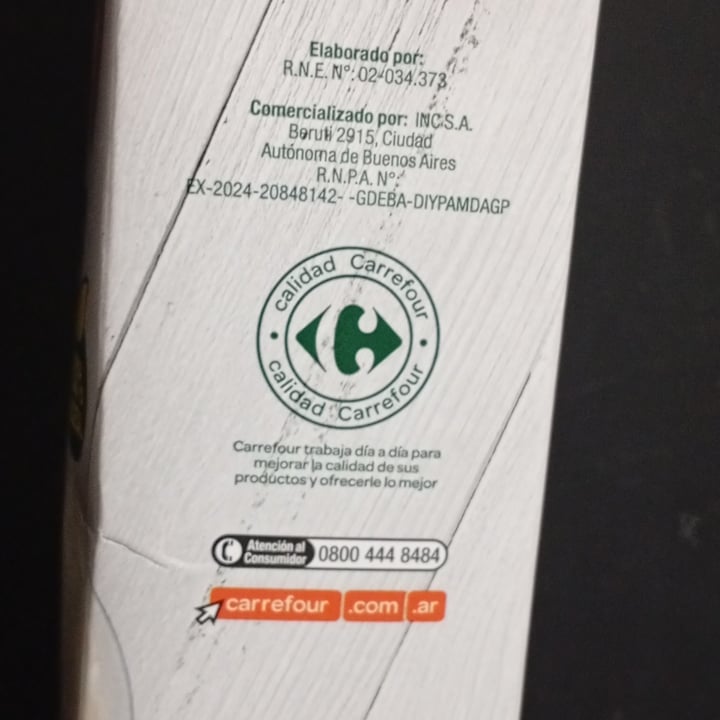 photo of Carrefour Bebida de almendras Sensation shared by @mik-belmonte on  09 Sep 2025 - review