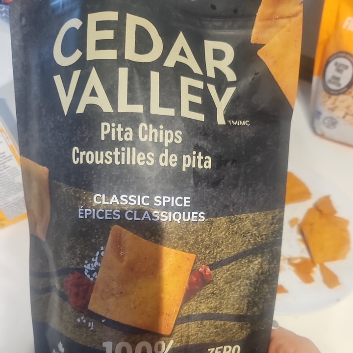 photo of Cedar Valley pita chips shared by @andreaalexandra on  14 Apr 2024 - review