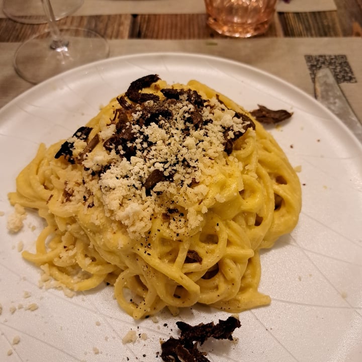photo of Rifugio Romano Carbonara vegana shared by @maryquitecontrary on  06 Mar 2024 - review
