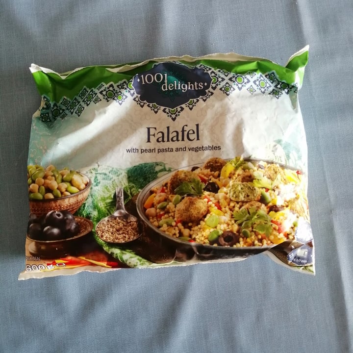 photo of 1001 Delights falafel with pearl pasta and vegetables shared by @anthe on  06 Apr 2024 - review