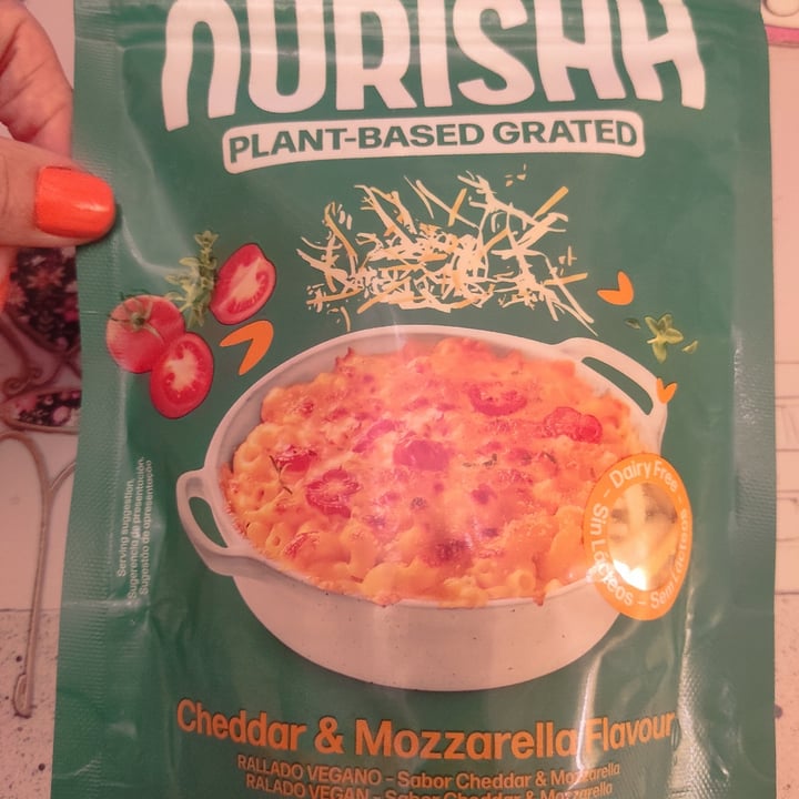 photo of Nurishh cheddar y mozarella grated shared by @rubiveg1 on  07 Nov 2024 - review