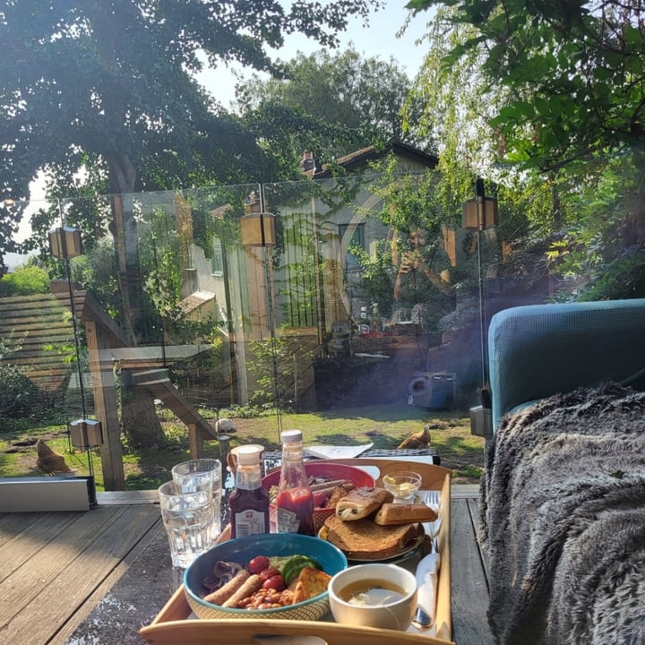 photo of The Base Vegan Retreat Animal Sanctuary Cooked Breakfast shared by @johnboat on  17 Sep 2025 - review