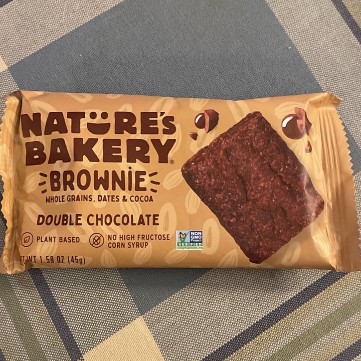 photo of Nature's Bakery Brownie Bar Double Chocolate shared by @maccafan1974 on  18 Mar 2025 - review