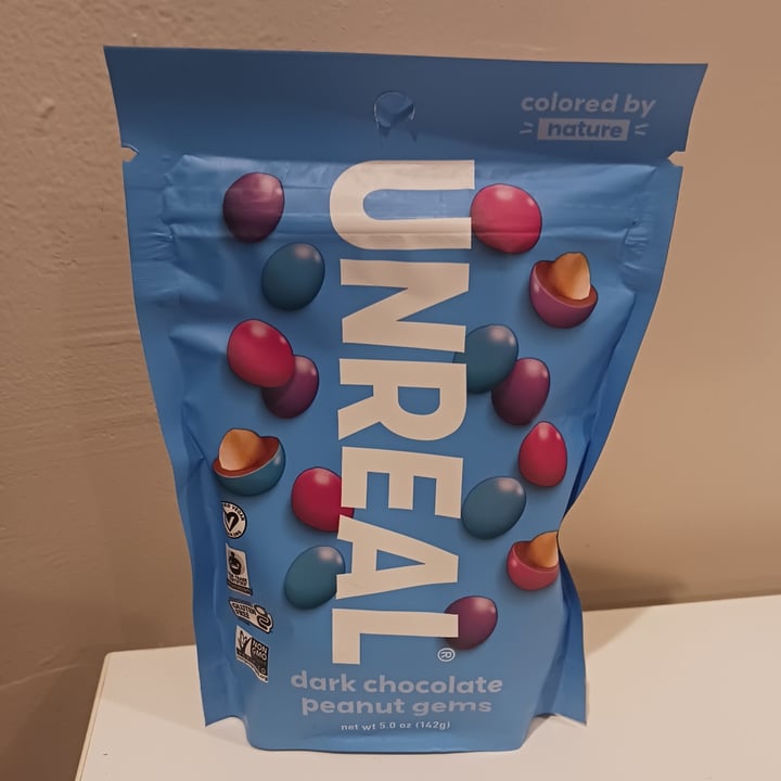 photo of Unreal  Dark Chocolate Peanut Gems shared by @heartartichokehearts on  27 Mar 2024 - review