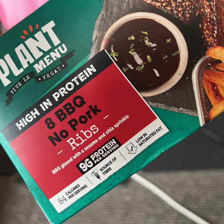 photo of Plant Menu 8 BBQ No Pork Ribs shared by @infinitelove on  10 Jun 2025 - review