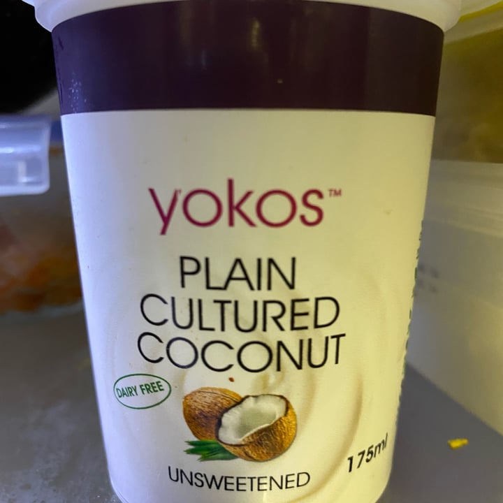 photo of Yokos Plain cultured coconut Yogurt shared by @lindybeukes60 on  27 Jun 2024 - review