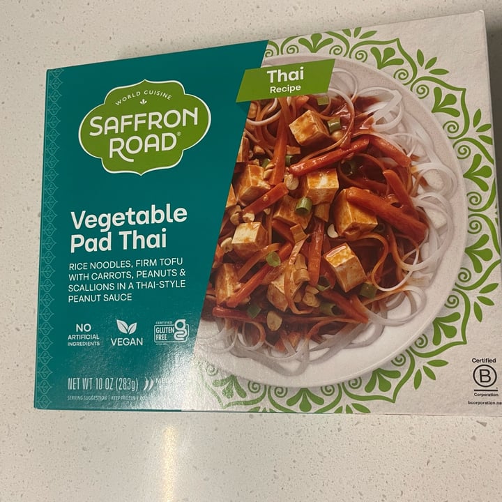 photo of Saffron Road Vegetable Pad Thai shared by @santo-vegano on  14 Jul 2025 - review
