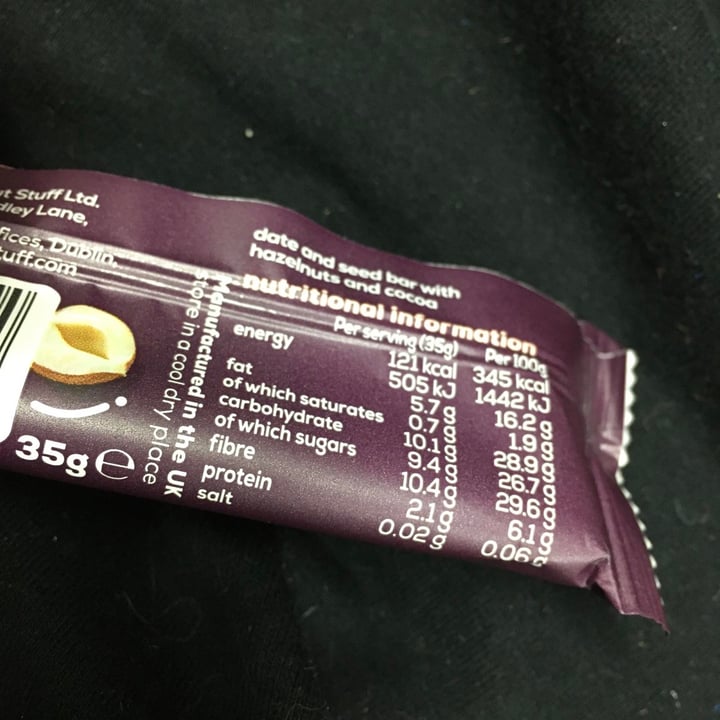 photo of the gut stuff good fibrations, cocoa & hazelnut shared by @salsedine on  06 Apr 2025 - review