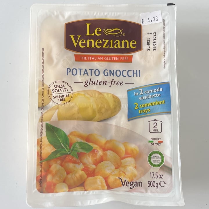 photo of Le veneziane Potato gnocchi gluten-free shared by @azabachepeluda on  08 May 2024 - review