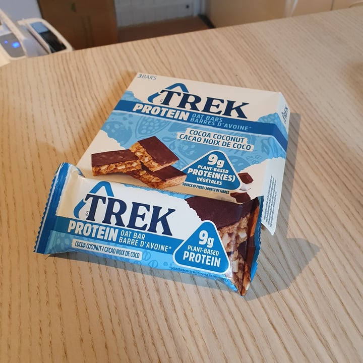 photo of TREK Protein Flapjack (Cocoa Coconut) shared by @romantrick on  17 May 2024 - review