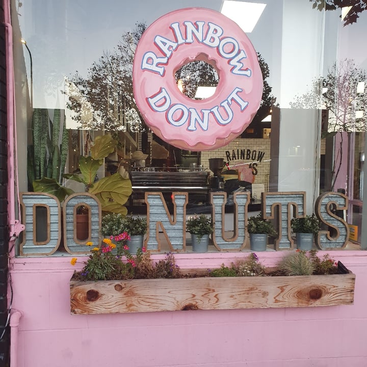photo of Rainbow Donuts Vegan Vanilla Donut shared by @paniwilson on  20 Oct 2024 - review