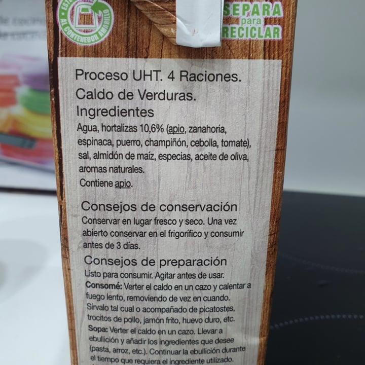 photo of Hacendado Caldo de verduras shared by @miriam27 on  17 Aug 2023 - review
