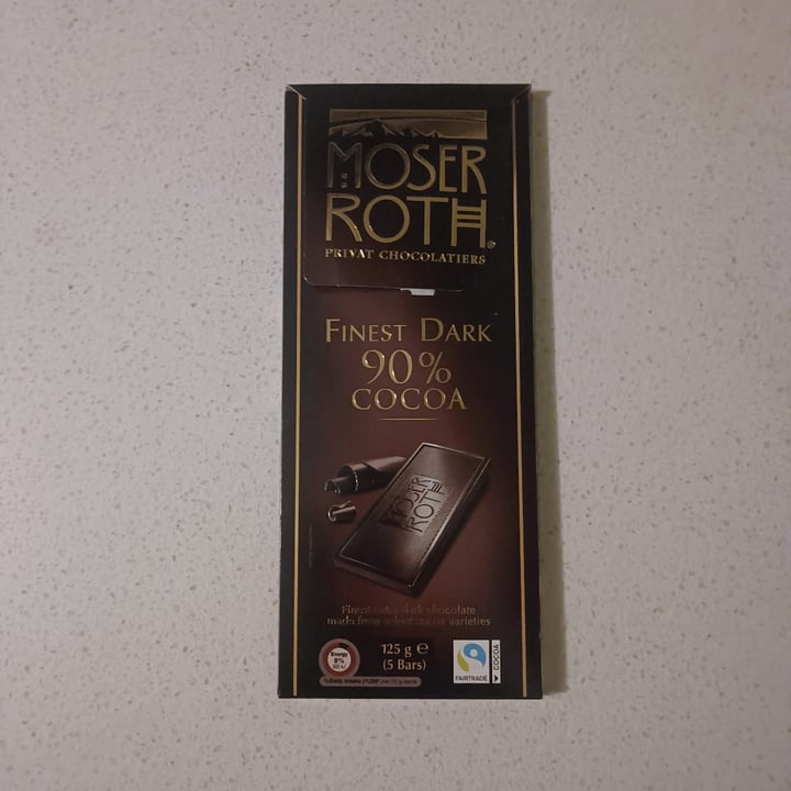 photo of Moser Roth edel bitter 90% shared by @tardisco on  26 May 2024 - review