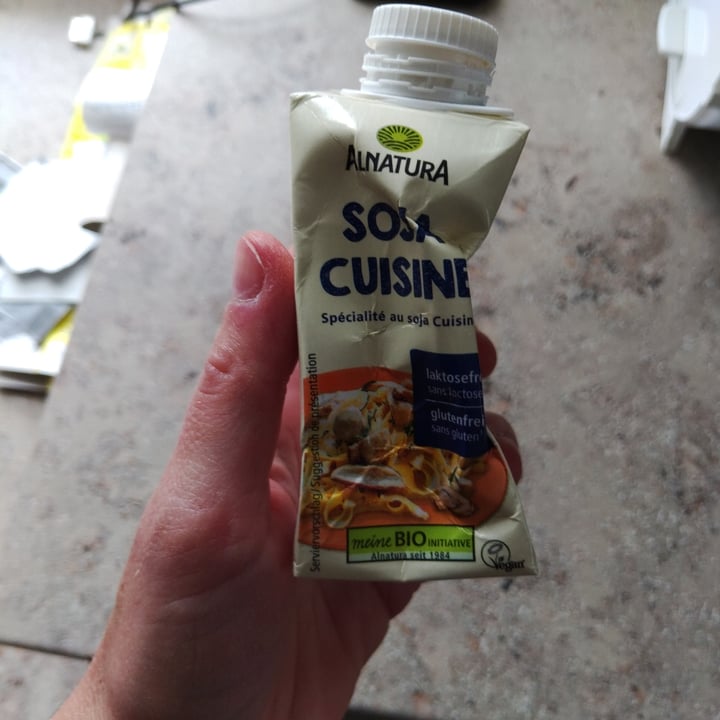 photo of Alnatura Soja Cuisine shared by @saechsine on  14 Sep 2023 - review