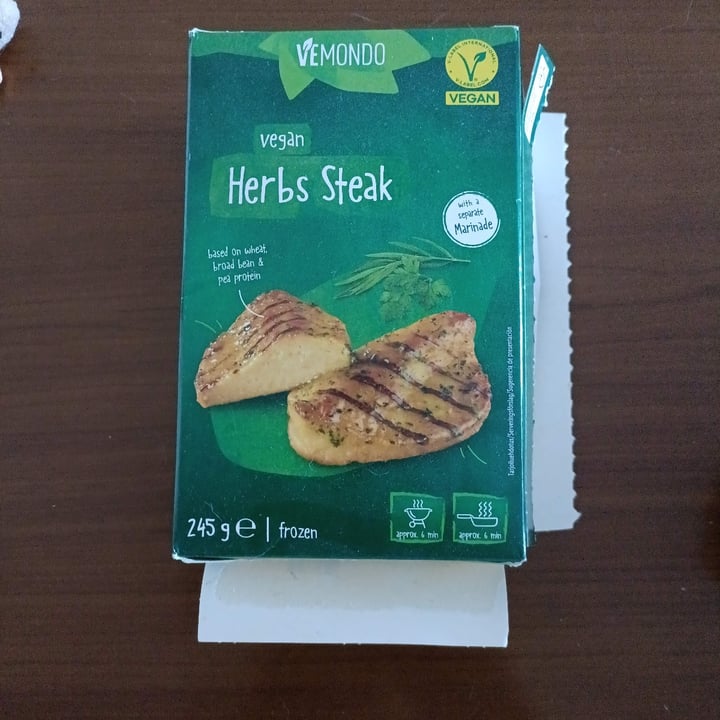 photo of Vemondo Herbs steak shared by @vegumii on  13 Jul 2025 - review