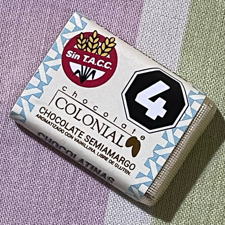 photo of Chocolate Colonial Chocolatinas Semiamargo shared by @justinefioretti on  21 Sep 2023 - review
