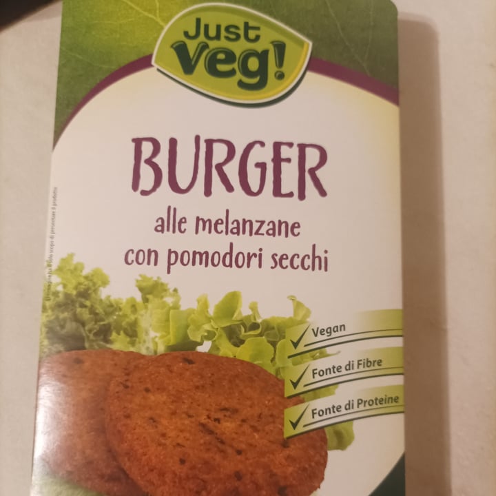 photo of Just Veg! (ALDI Italy) Burger alle melanzane con pomodori secchi shared by @valeluce85 on  27 Oct 2023 - review