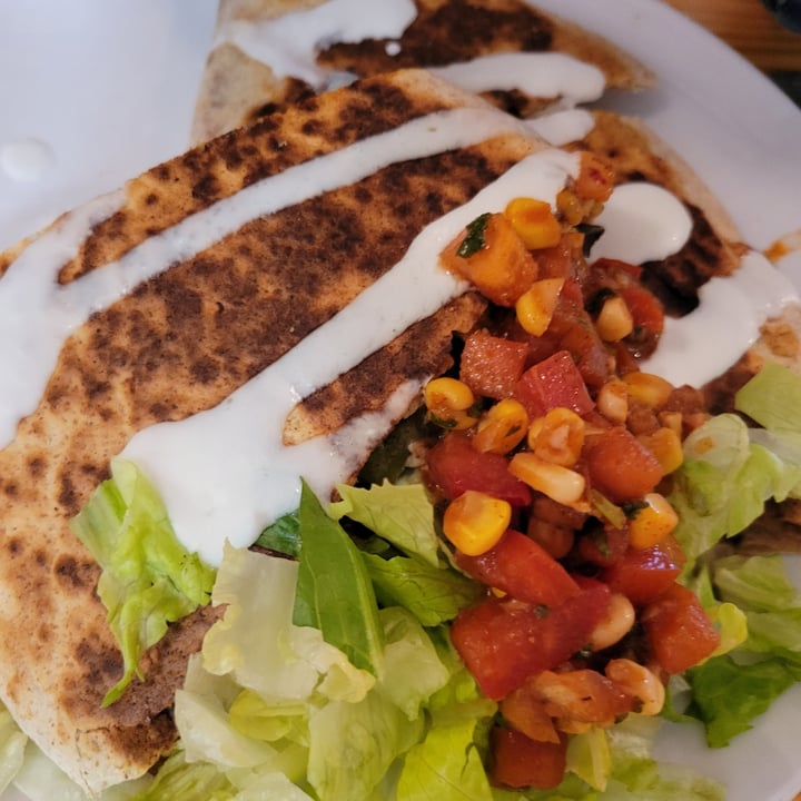 photo of Cleveland Vegan Breakfast Quesadilla shared by @veganmom7 on  14 Oct 2023 - review