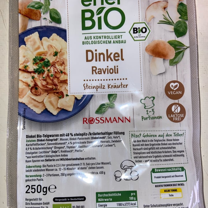 photo of Rossmann ravioli de setas shared by @vdeliaa on  07 Oct 2025 - review