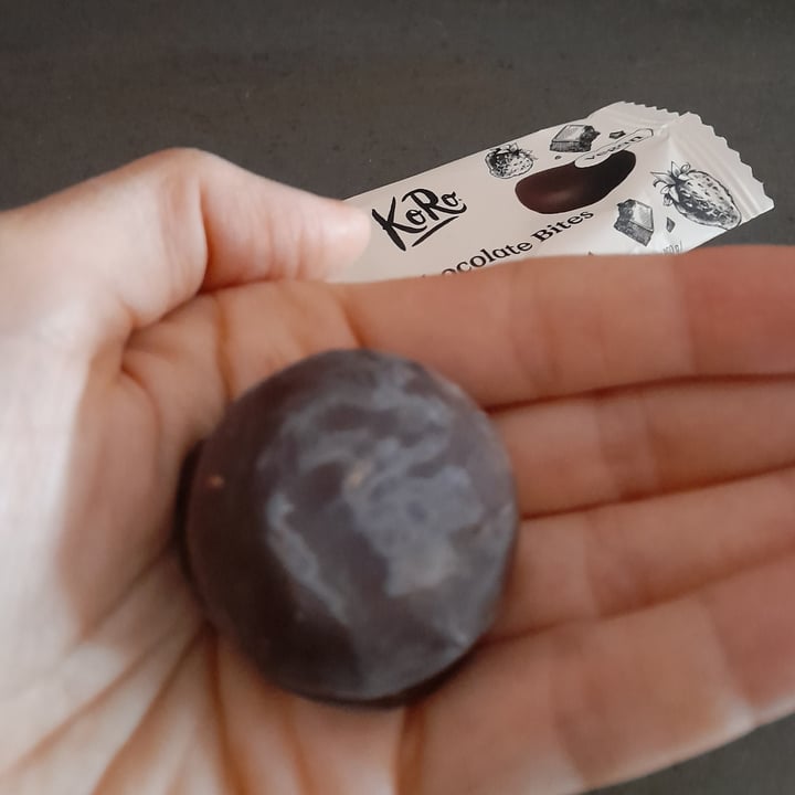 photo of Koro Dark Chocolate Bites Strawberry shared by @auramala on  22 Jul 2025 - review