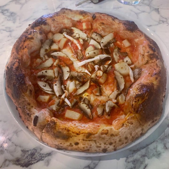 photo of Pizza Shed Margherita with Vegan Cheese shared by @peppadew on  10 Aug 2024 - review