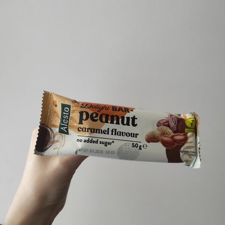 photo of Alesto Delight bar - Peanut with caramel flavor shared by @scatolettadiceci on  03 May 2024 - review