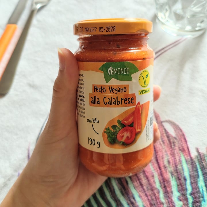 photo of Vemondo Vegan pesto Alla Calabrese shared by @fla2012 on  22 Aug 2025 - review