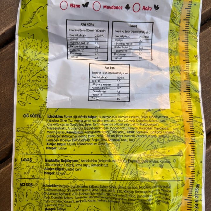photo of Oses Çiğ Köfte Kofte shared by @franvegg on  24 Sep 2025 - review