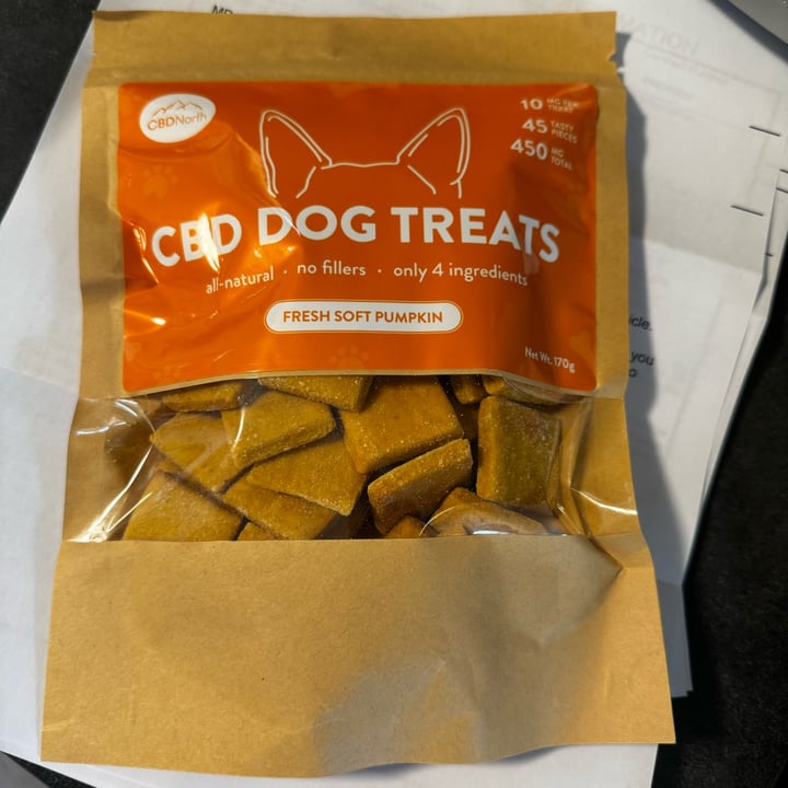 photo of CBD North CBD Dog Treats -  Fresh Soft Pumpkin shared by @veganmika on  09 Apr 2024 - review